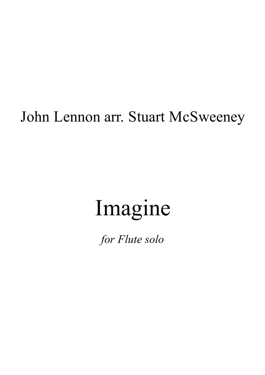 Imagine (arr. Stuart McSweeney)