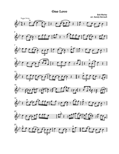 One Love (people Get Ready) (arr. Sandy Herrault)