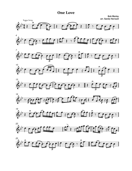 One Love (people Get Ready) (arr. Sandy Herrault)