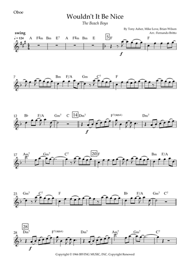 Wouldn't It Be Nice (arr. Fernando Britto)
