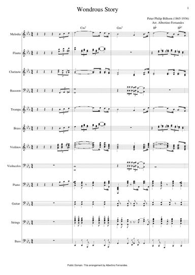 Wondrous Story (arr. Albertino Fernandes)