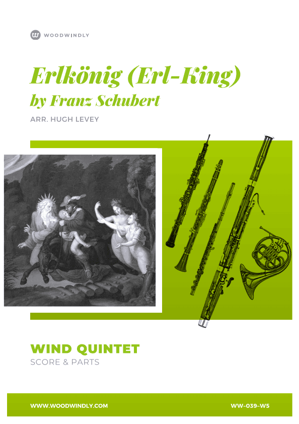 Erlkönig (The Erl-King) arranged for Wind Quintet (arr. Hugh Levey)