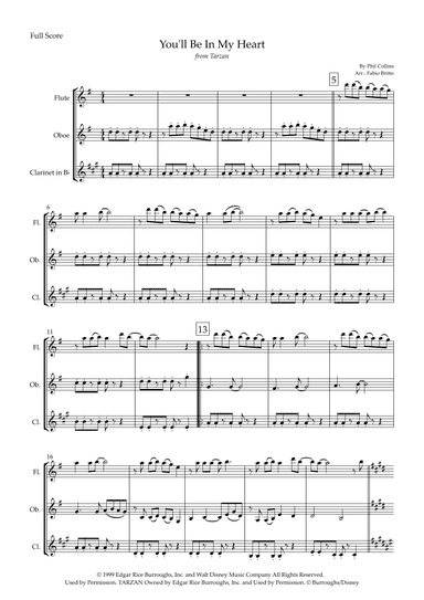 You'll Be In My Heart (arr. Fabio Britto)