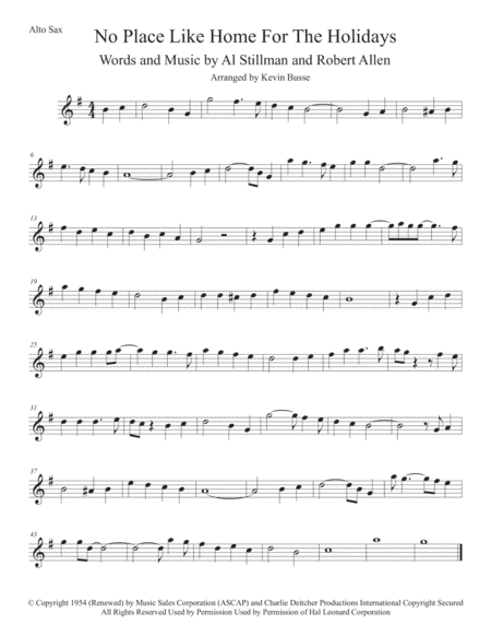 (There's No Place Like) Home For The Holidays (arr. Kevin Busse)