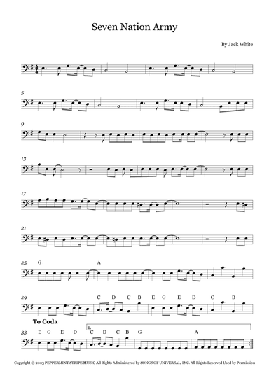 Seven Nation Army (arr. Fernanda Moura)