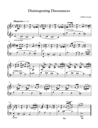 Disintegrating Dissonances