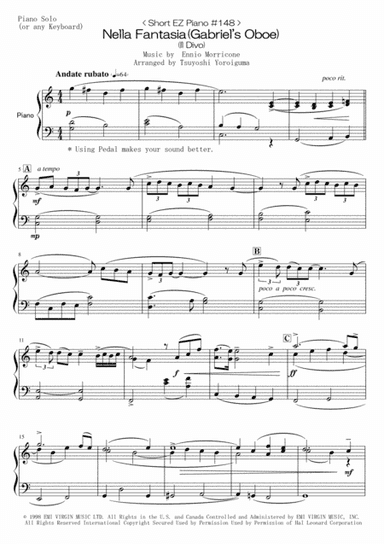 Nella Fantasia (arr. Tsuyoshi Yoroiguma)