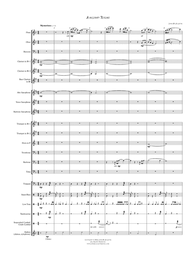 Ancient Ruins - for concert band
