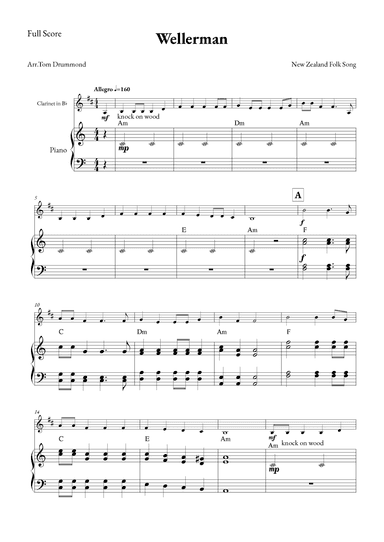 Wellerman (arr. Tom Drummond)