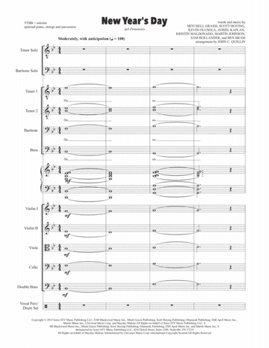 New Year's Day (arr. John C. Quillin)