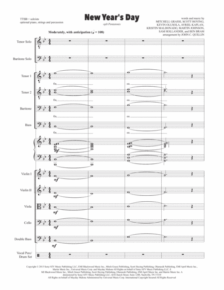 New Year's Day (arr. John C. Quillin)