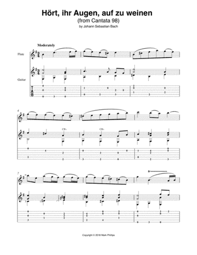 Hört, ihr Augen, auf zu weinen (Excerpt) (arr. Mark Phillips)