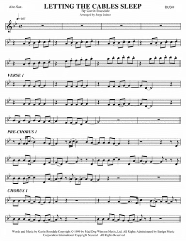 Letting The Cables Sleep (arr. Jorge Juárez)