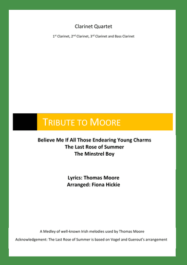 Tribute to Moore (arr. Fiona Alice Hickie)