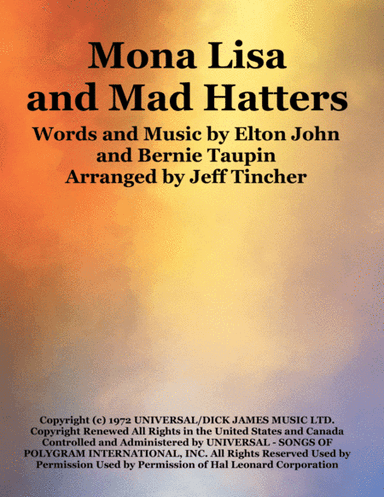 Mona Lisas And Mad Hatters (arr. Jeff Tincher)