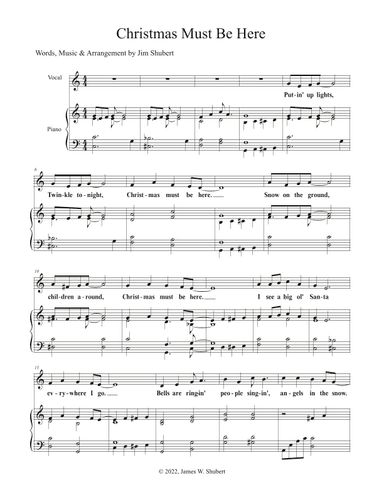 Christmas Must Be Here