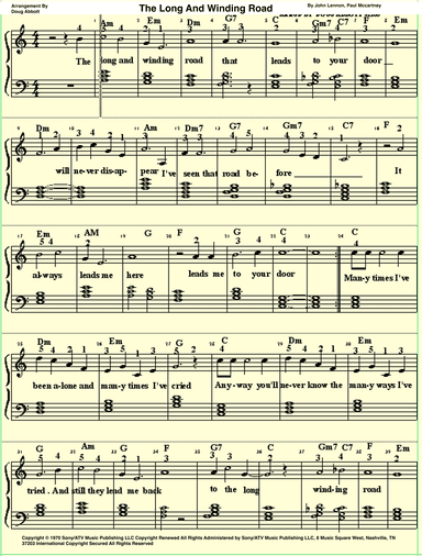 The Long And Winding Road (arr. Doug Abbott)