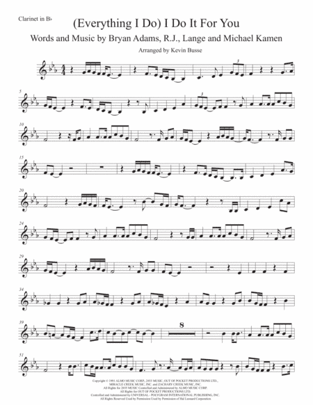 (Everything I Do) I Do It For You (arr. Kevin Busse)
