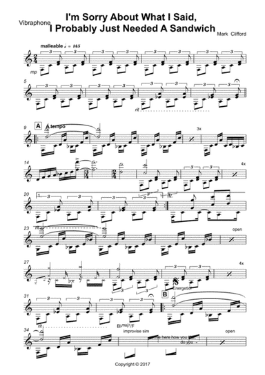 I'm Sorry About What I Said, I Probably Just Needed A Sandwich