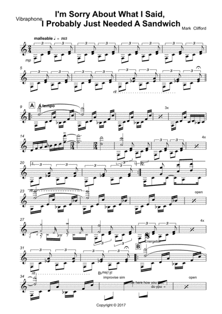 I'm Sorry About What I Said, I Probably Just Needed A Sandwich