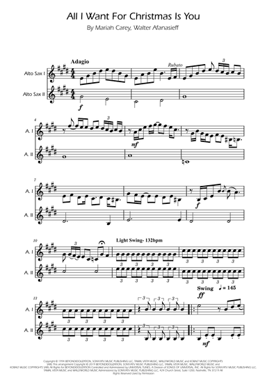 All I Want For Christmas Is You (arr. Ygor Nunes)