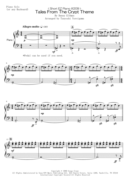 Tales From The Crypt Theme (arr. Tsuyoshi Yoroiguma)