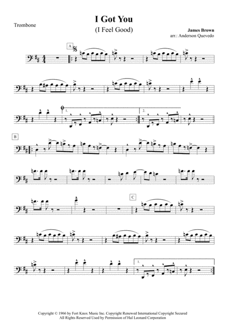 I Got You (I Feel Good) (arr. Anderson Quevedo)