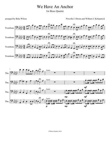 We Have an Anchor (arr. Beka Wilson)