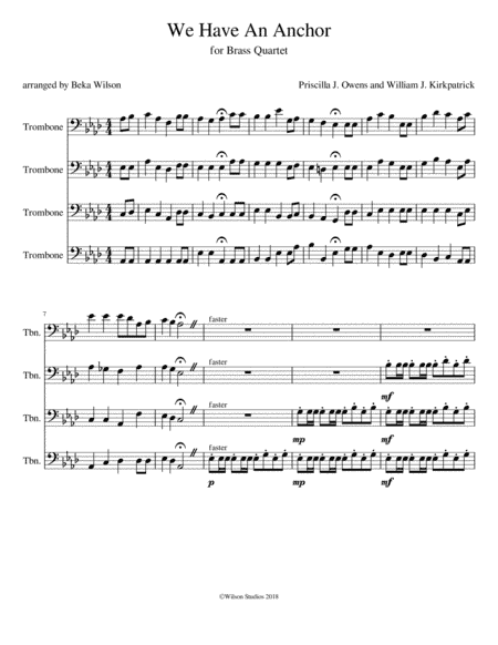 We Have an Anchor (arr. Beka Wilson)