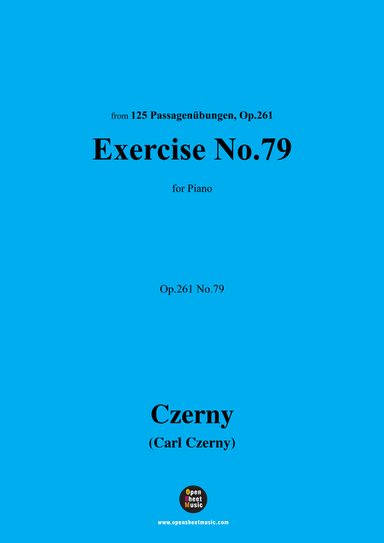 C. Czerny-Exercise No.79,Op.261 No.79 (arr. OSM Press)