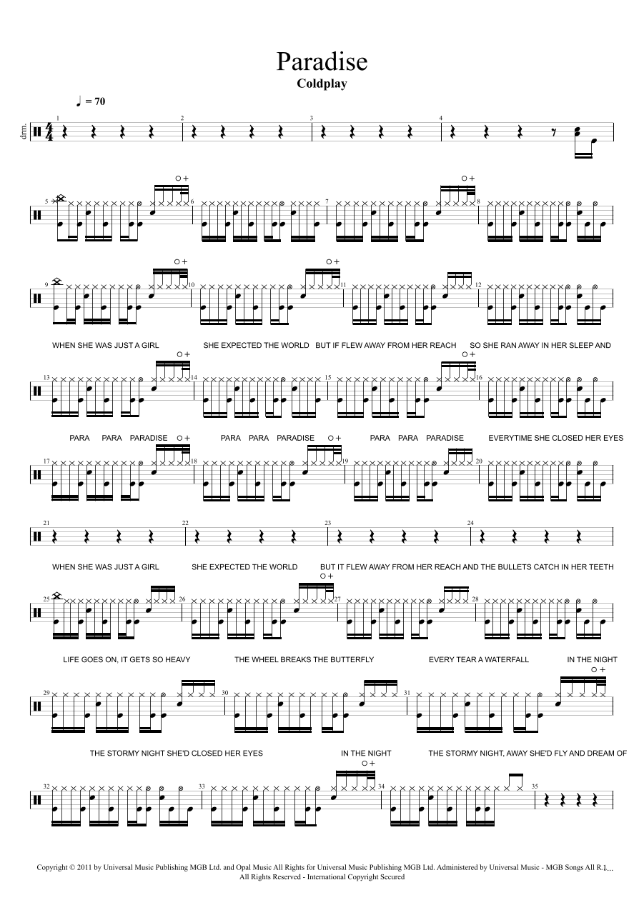 Paradise (arr. Cyril Mayer)