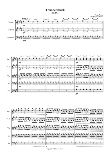 Thunderstruck (arr. Johannes Christ)