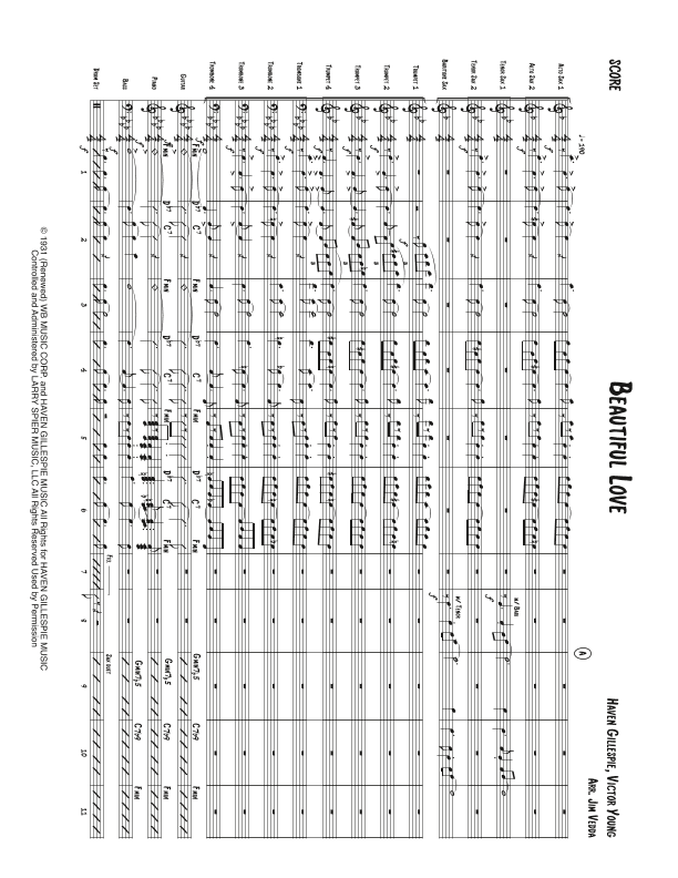 Beautiful Love (arr. Jim Vedda)