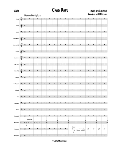 Crab Rave (arr. Mark Siegert Jr.)