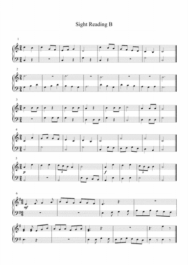 Download Piano Sight Reading B