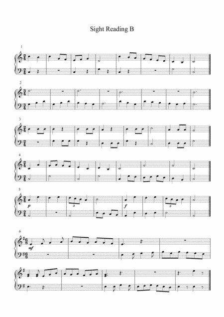 Download Piano Sight Reading B