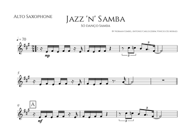 Jazz 'n' Samba (so Danco Samba) (arr. Rafael Fernandes da Silva)