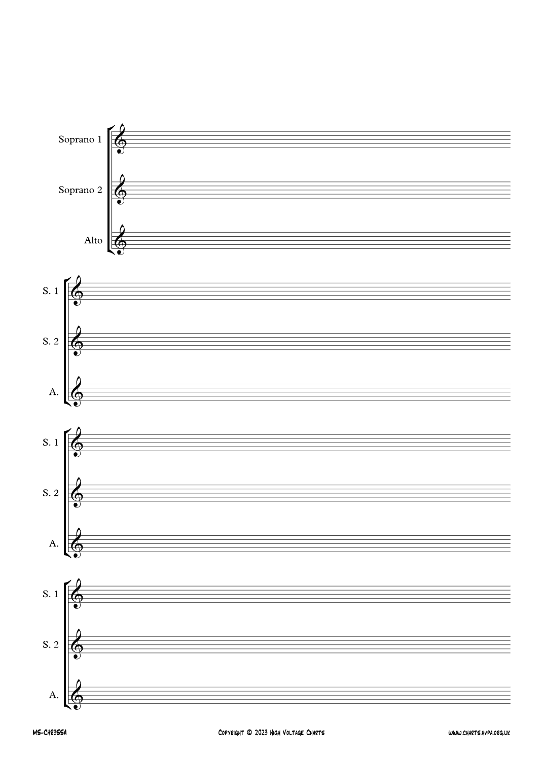 Manuscript Paper - SSA Voices