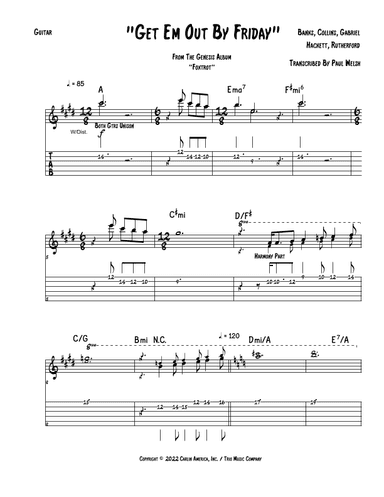 Get' Em Out By Friday (arr. P Welsh)