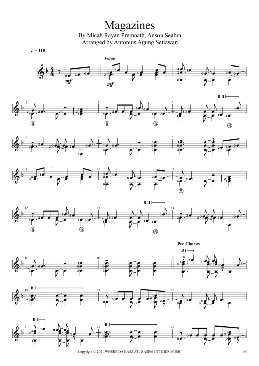 Magazines (arr. Antonius Agung Setiawan)