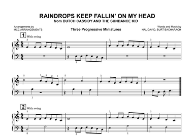Raindrops Keep Fallin' On My Head (arr. MCC Arrangements)