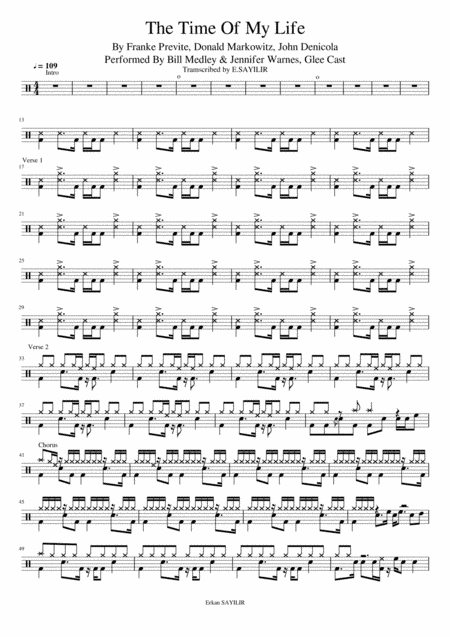 (i've Had) The Time Of My Life (arr. Erkan Sayilir)