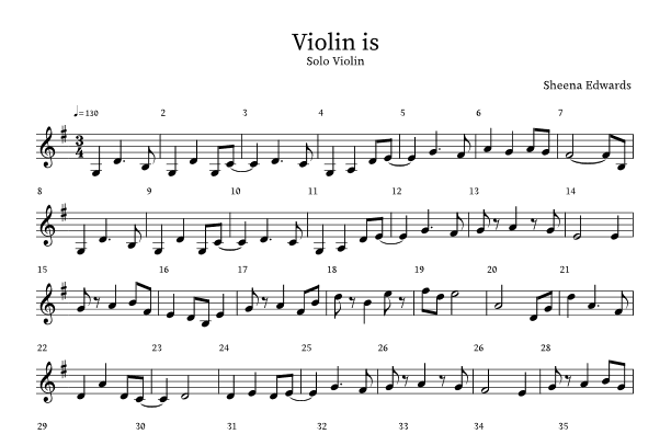 Violin is