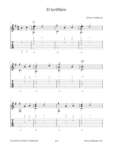 El tortillero (arr. Bettina Schipp)