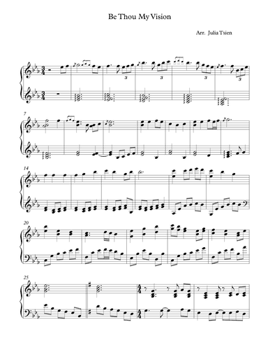 Be Thou My Vision (arr. julia tsien)