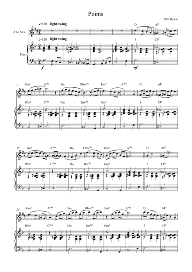 Points - Alto Sax solo