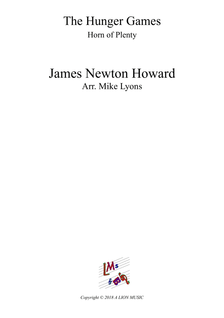 Hunger Games, The (arr. Mike Lyons)