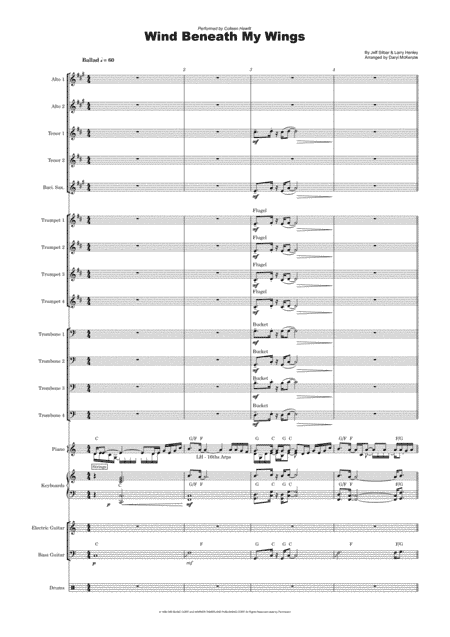The Wind Beneath My Wings (arr. Daryl McKenzie)