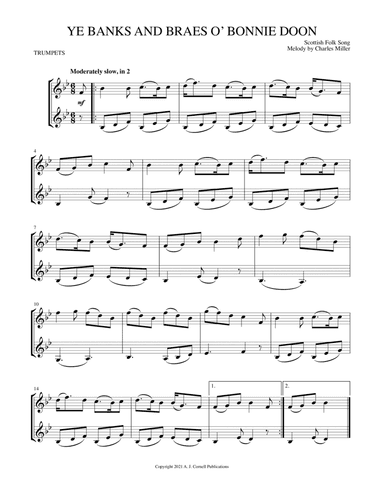 Ye Banks And Braes O’ Bonnie Doon (arr. Mark Phillips)