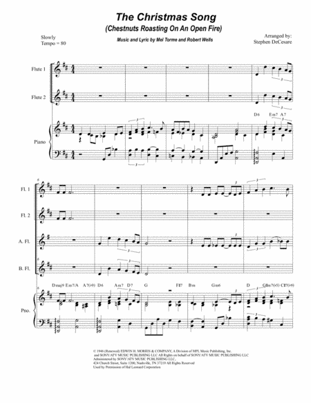 The Christmas Song (Chestnuts Roasting On An Open Fire) (arr. Stephen DeCesare)